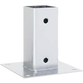 Silver Square Post Base Kit