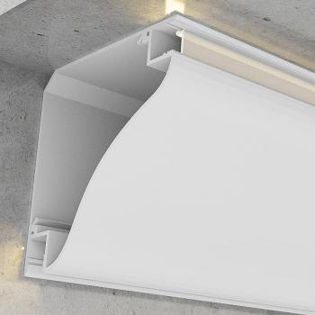 Aluminio L Esquinas Beat Blanco 12/24V 2m