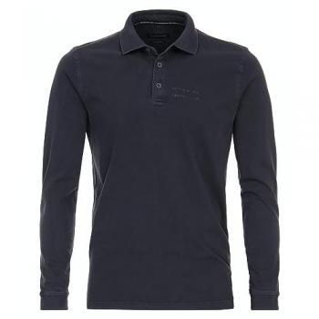 CASAMODA Polo-Shirt Langarm, Herren, 100% Baumwolle