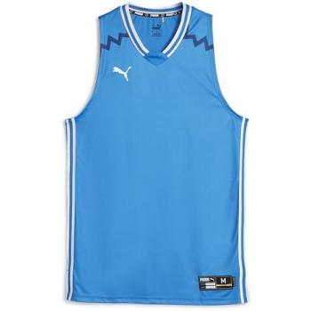 Puma Maglietta Sportiva Hoops Team Game (L), Blu