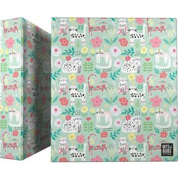 Carpeta de Oficina B&B 24 Cats: 4 Anillas 40 mm, Cartón Forrado