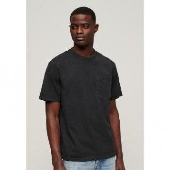 Herren T-Shirt mit Tasche und Kontrastnähten von Superdry