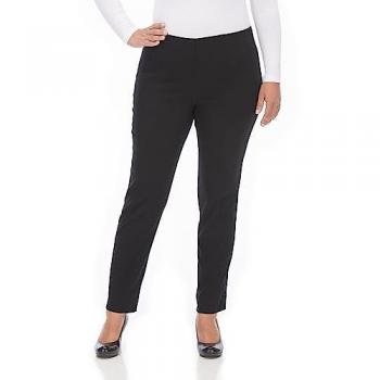 Susie XS Ankle Bengaline – Damenstoffhose, Schwarz, 50, N-Gr, Web, Skinny Fit, Schlupfbund