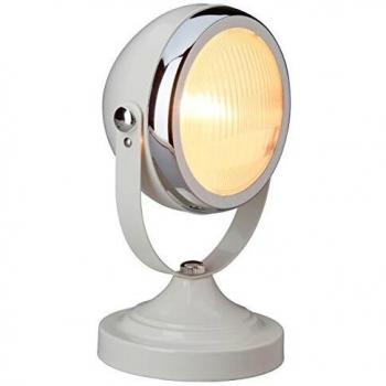 Brilliant Rider E14 Tischlampen-Set – 28 W, Metall-Glas, creme Chrom Design