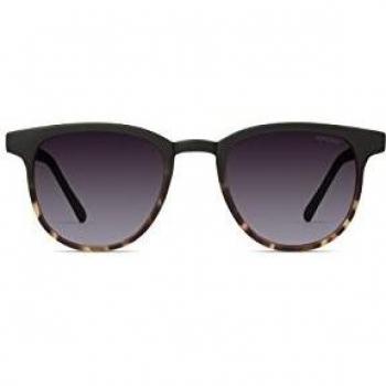 Lunettes Komono Francis Unisexe Noir Mat/Tortue