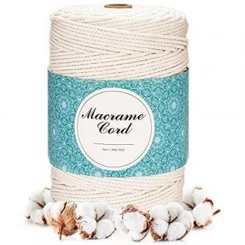 Baumwolle Makramee-Garn 3 mm von PUMPTUN – 300 