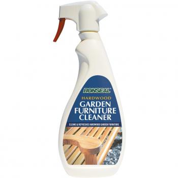 Ronseal Hardwood Garden Furniture Cleaner Fast Acting Cleans & Refreshes 750ml