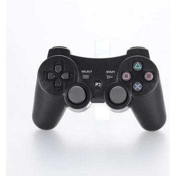Gamepad senza fili Double Shock per PS3 nero