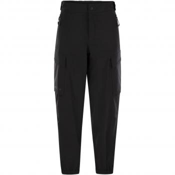 Moncler, Slim-fit Trousers, male, Black, Size: M Outdoor Hardshell Trousers Black