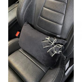 Car Interior Bowknot Plush Support Suite