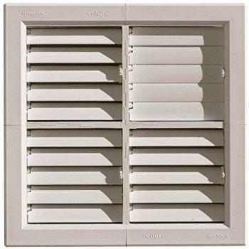 Grille encastrable First Plast PVC 240 mm x 240 mm