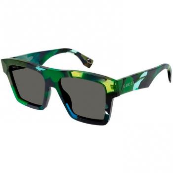 Gucci Reace GG1623S 001 Stylish Sunglasses, Unisex, Green, Size: 55 MM, Accessories