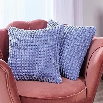 Elegant Lilac Pillow Covers with Invisible Zipper – 2 Pack