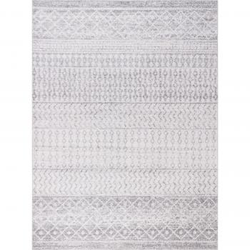 Tapis Bohème Scandinave Gris-Blanc Livabliss 200x275