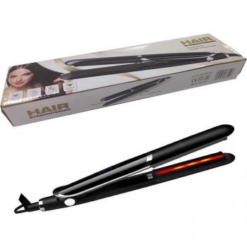 Plancha para el pelo con pantalla infrarroja y LED