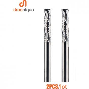 Kompressions-Millendrucker für Holz: 2-Flügel-Spiral-Carbide – 3 Stück/Los