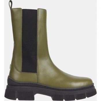 Bottines Tommy Hilfiger Essential Chelsea Vert Pour Elle