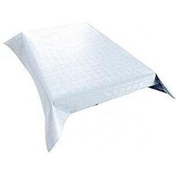 Nappe 1,20x10m, en damassé blanc