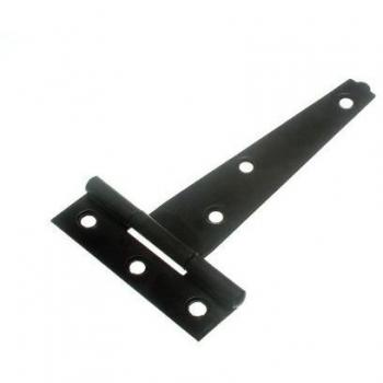 GATE SHED Door TEE T Hinge 4 Inch Black