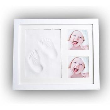 Baby Memory Photo Frame with Handprint and Footprint
