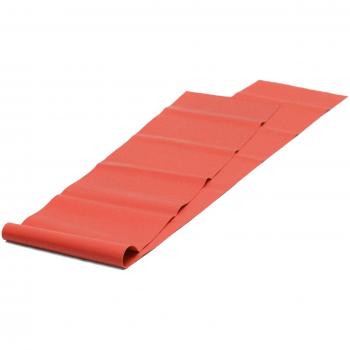 Yogistar Fitnessband Latexfrei – Soft‑Streifen in Rot – 1,52 m