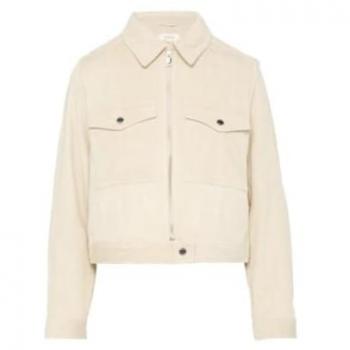 S.Oliver Funktionskurze Jacke „Ziernaht & Feincord“