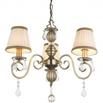 Kristall-Pendel Lampe in Bronze – GENOVEVA I 69010‑3H