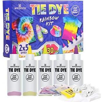 Creative Group Activity Tie-Dye Bundle – 5 Colours, Non-Tox – Winnson's