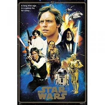 Póster Star Wars Classic 40 Aniversario Héroes