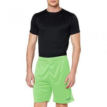 Uhlsport Herren Center Basic Shorts, Flash grün/Petrol, L