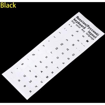 Transparent Russian Keyboard Cover Stickers Waterproof Self-Adhesive