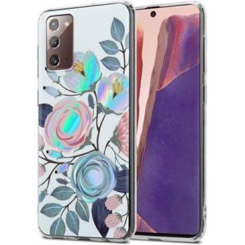 Custodia Samsung Note 20 Motivo Floreale Peonie in TPU