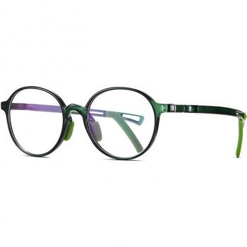 Kachawoo Kids' Round Frame Anti-Blue Light Glasses