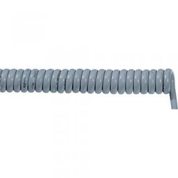 Câble unitronic spiralé LiF2Y11Y 300‑1200 mm gris 6×0,25 mm² – X763551