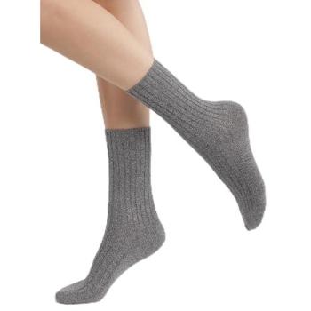 DIM Chaussettes Femme Maille Côtelée