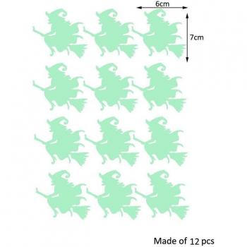 Glow-in-the-Dark Halloween Wall Decorations