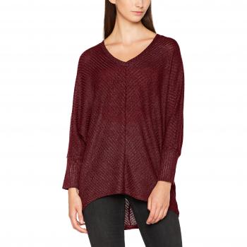 ONLY Onlrebecca 7/8 Batwing Pullover Knt, Suéter para Mujer, Rojo