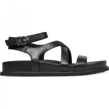Schwarz Glattleder Sandalen von Tamaris