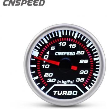 Fumée Turbo CNSPEED 12V 252mm – Lentille avec Jauge 35 Psi