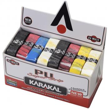 Karakal PU Super Grip Universal Squash Racquet Racket Replacement Grip 24 Pack