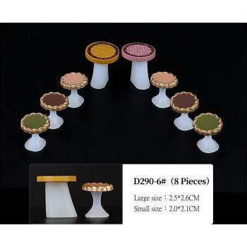 Séparateur d'orteils multi‑motsifs – 8 pièces en silicone et gel de silice