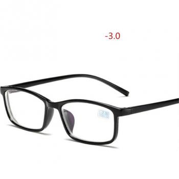 NYWOOH Blue Film Myopia Glasses for Men -1.0 to -4.0