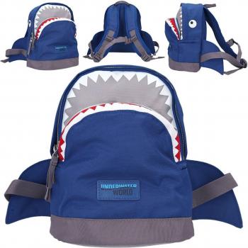DEPESCHE 12042 Dino World Rucksack Hai Blau UNDERWATER
