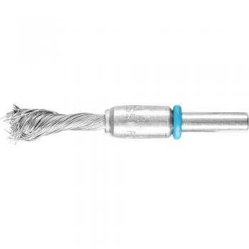 PFERD Inox-Total Pinselbürste gezopft Ø10mm Schaft-Ø6mm Draht-Ø0,20