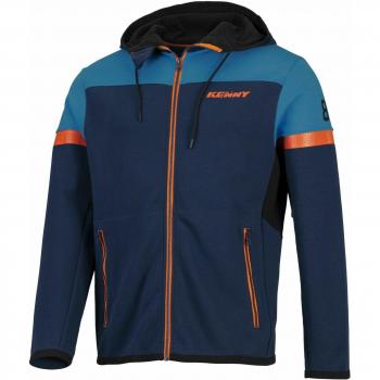 Kenny Paddock Hoodie mit Reißverschluss in Marine