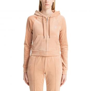 Juicy Couture L Pink Hoodie with Drawstring
