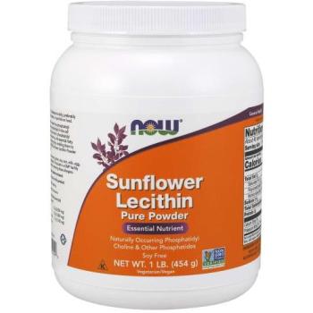 Pure Zonnebloemlecithine 454 g – NOW Foods