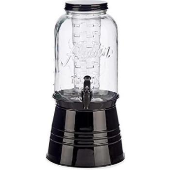 3,8 l Glaskrug mit Kühlsystem und Wasserhahn