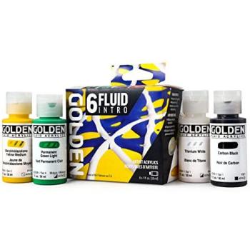 Set d’Acrylés Fluides Golden – 10 Teintes