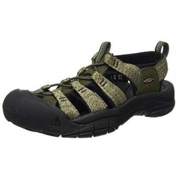KEEN Newport H2, Sandalias de Hombre, Color Marrón Forest Night Black, Talla 44 EU